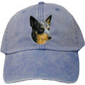 Embroidered Baseball Caps Denim  Australian Cattle Dog D99