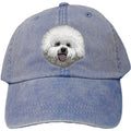 Embroidered Baseball Caps Denim  Bichon Frise DM406