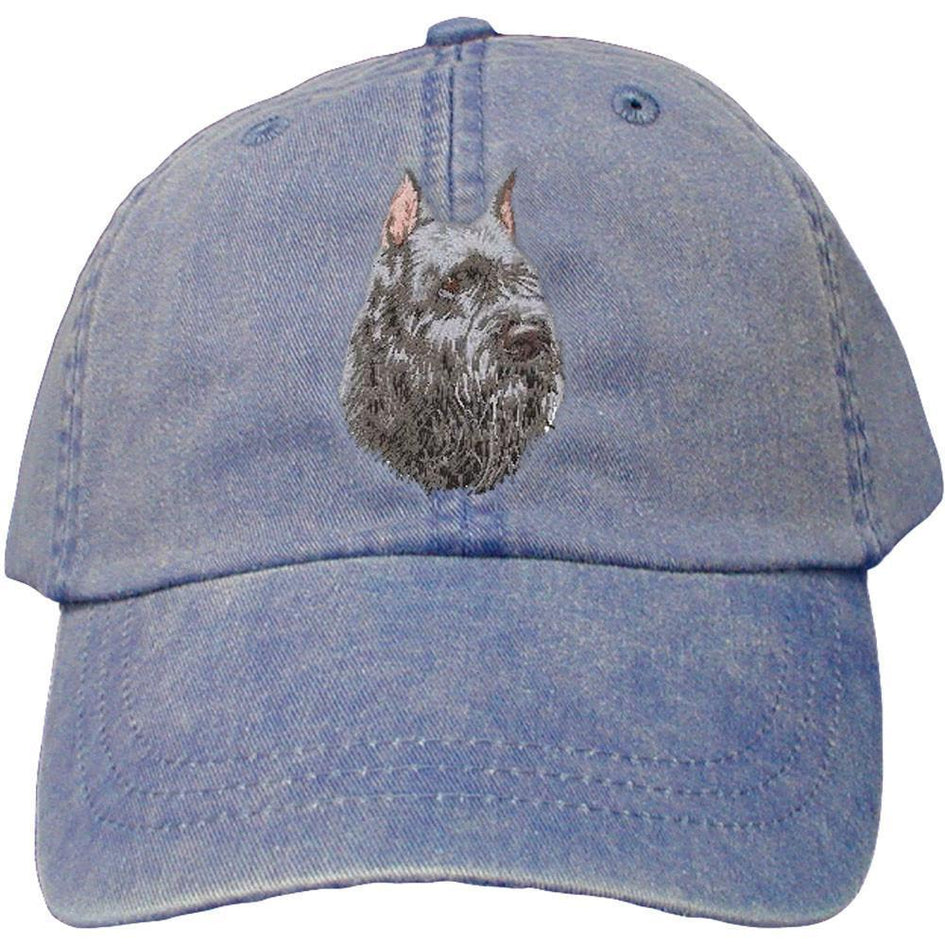 Embroidered Baseball Caps Denim  Bouvier des Flandres D105