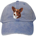 Embroidered Baseball Caps Denim  Cardigan Welsh Corgi D12