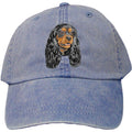 Embroidered Baseball Caps Denim  Cavalier King Charles Spaniel DV317