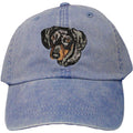Embroidered Baseball Caps Denim  Dachshund DJ367