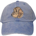 Embroidered Baseball Caps Denim  Dachshund DV360