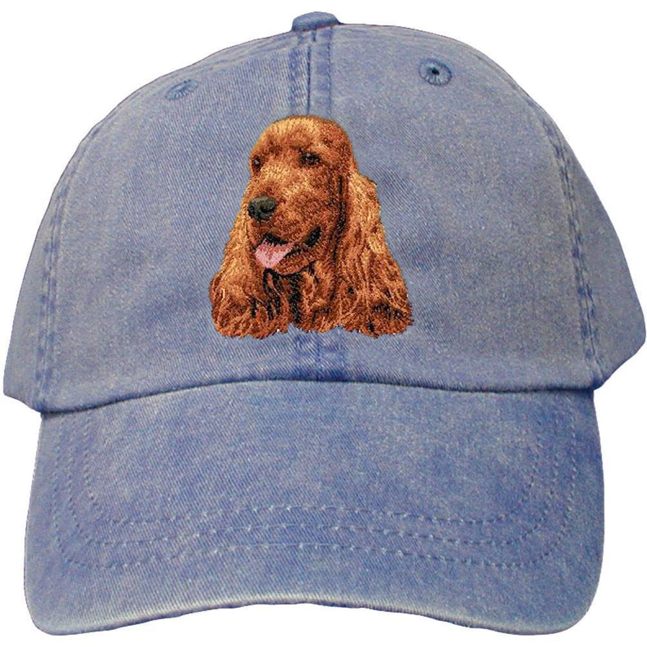 Embroidered Baseball Caps Denim  English Cocker Spaniel D28