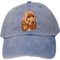 Embroidered Baseball Caps Denim  English Cocker Spaniel DM404