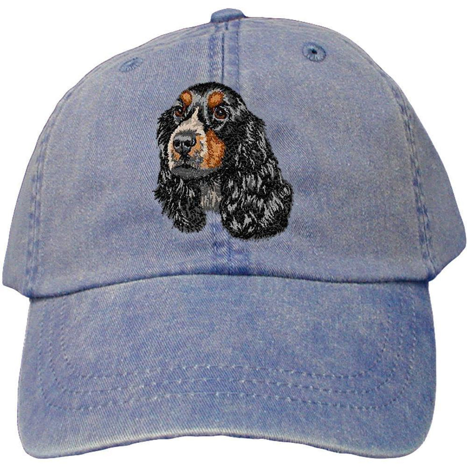 Embroidered Baseball Caps Denim  English Cocker Spaniel DV414