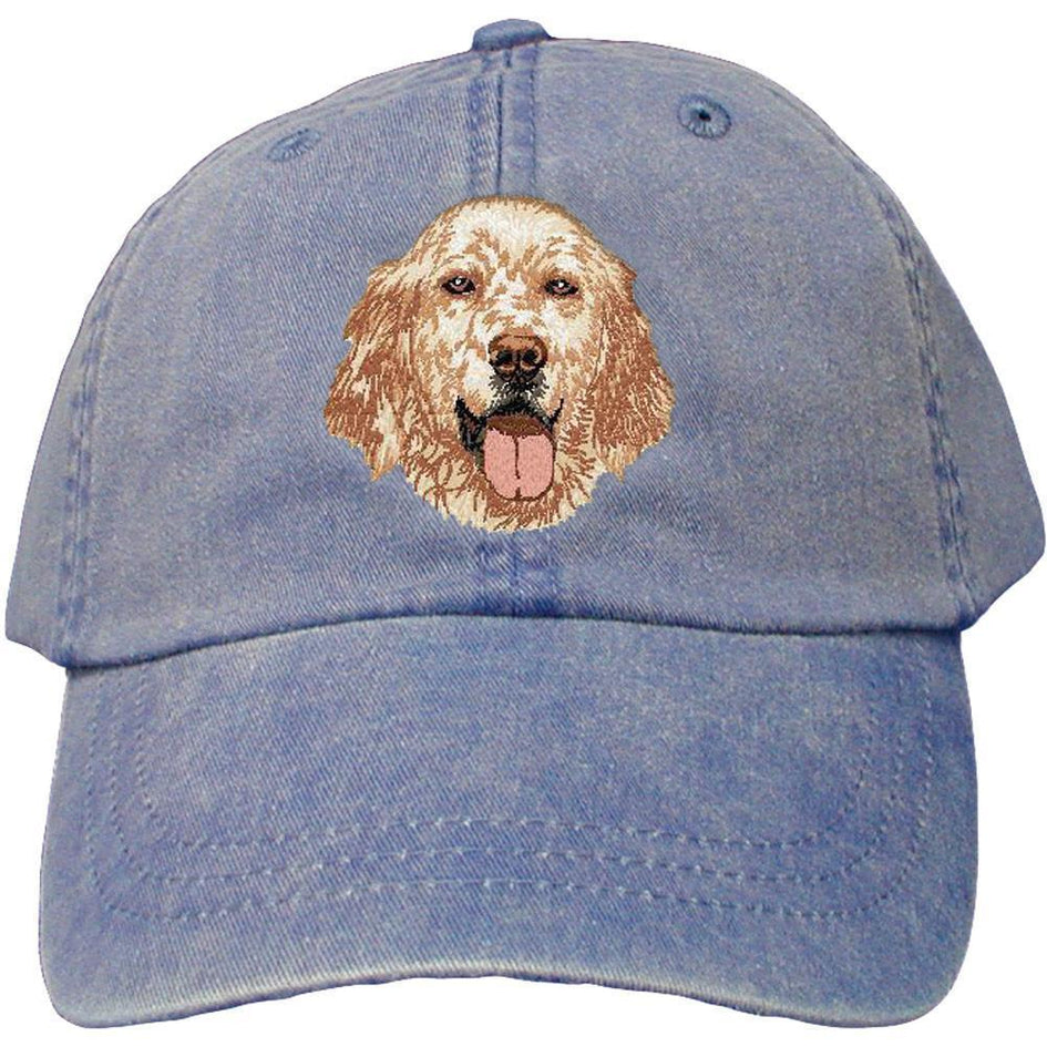 Embroidered Baseball Caps Denim  English Setter DV457