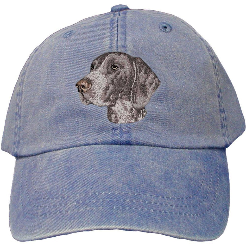 Embroidered Baseball Caps Denim  German Shorthaired Pointer D131