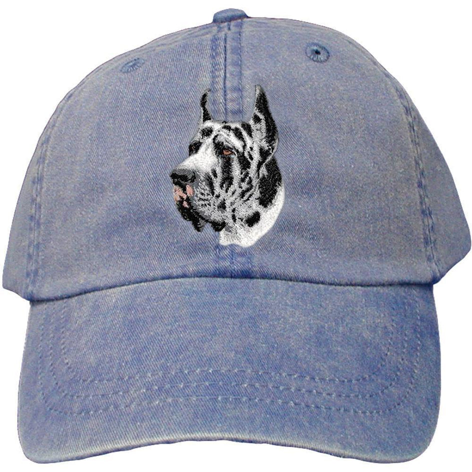 Embroidered Baseball Caps Denim  Great Dane D66