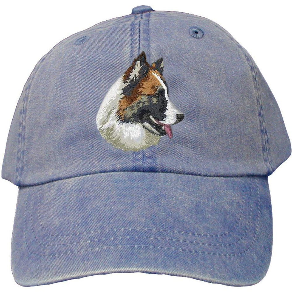 Embroidered Baseball Caps Denim  Icelandic Sheepdog DJ482