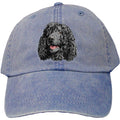 Embroidered Baseball Caps Denim  Irish Water Spaniel D145