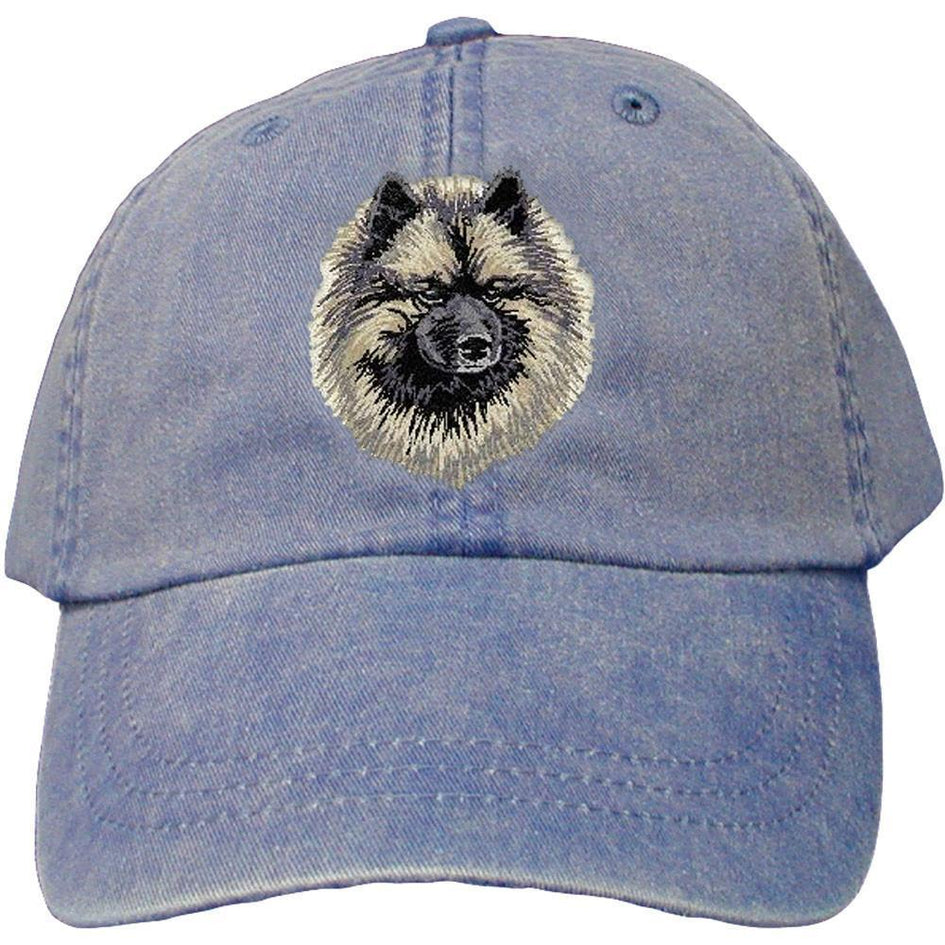 Embroidered Baseball Caps Denim  Keeshond DV169