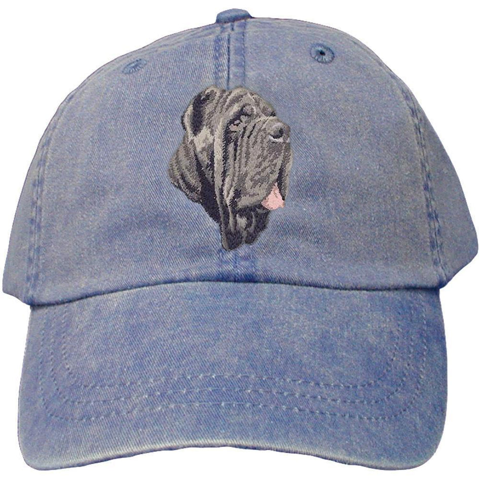 Embroidered Baseball Caps Denim  Neapolitan Mastiff DM163