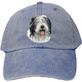 Embroidered Baseball Caps Denim  Old English Sheepdog D40