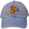 Embroidered Baseball Caps Denim  Rhodesian Ridgeback DN297