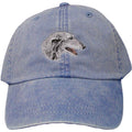 Embroidered Baseball Caps Denim  Scottish Deerhound D52