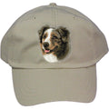 Embroidered Baseball Caps Grey  Australian Shepherd D41