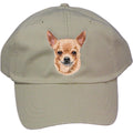 Embroidered Baseball Caps Grey  Chihuahua DV385