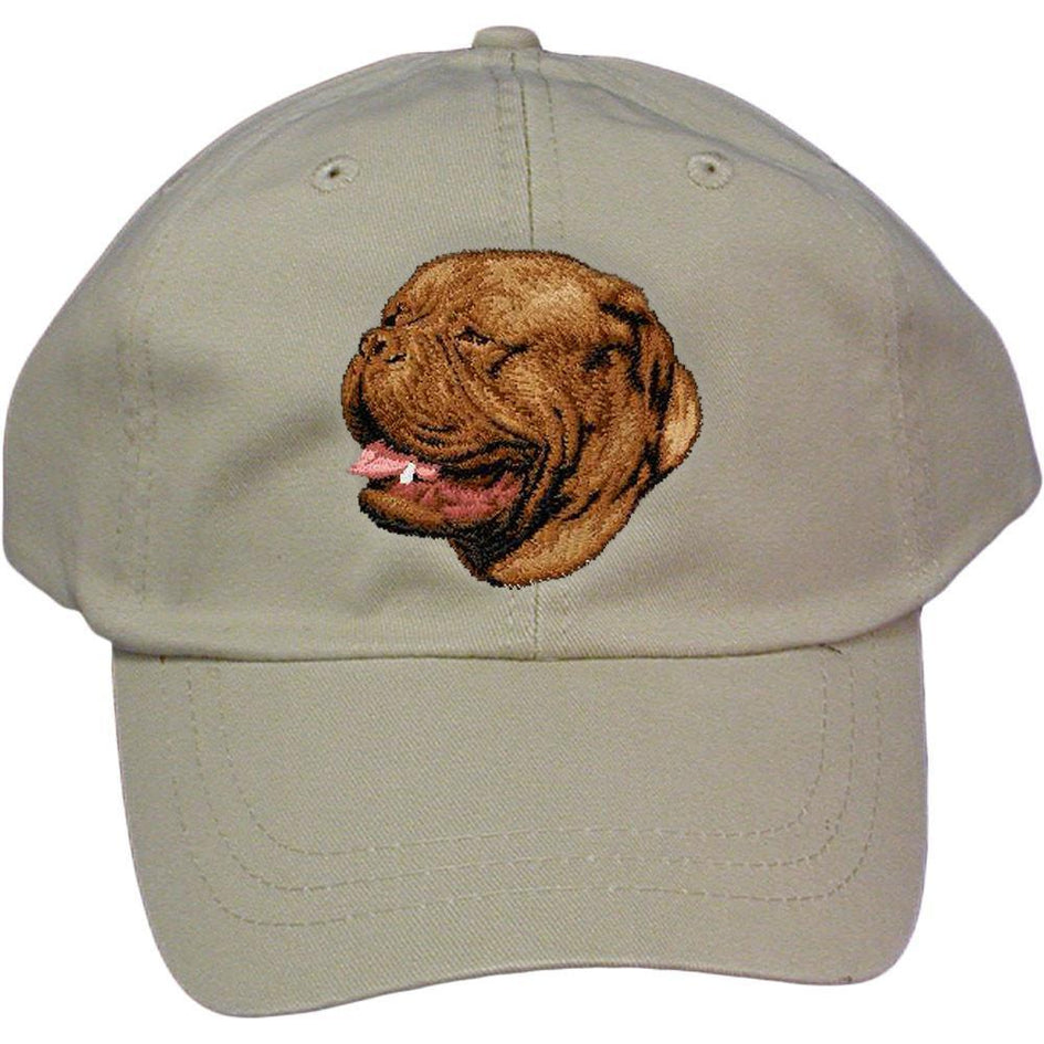 Embroidered Baseball Caps Grey  Dogue de Bordeaux D39