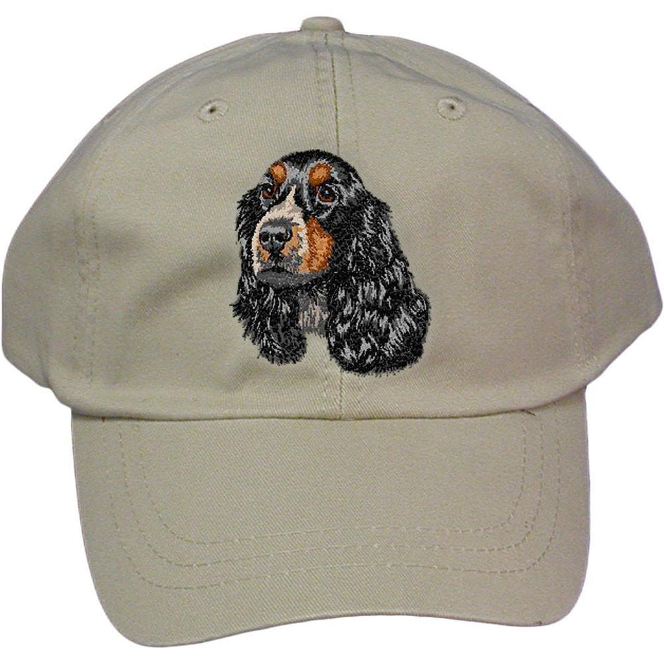 Embroidered Baseball Caps Grey  English Cocker Spaniel DV414