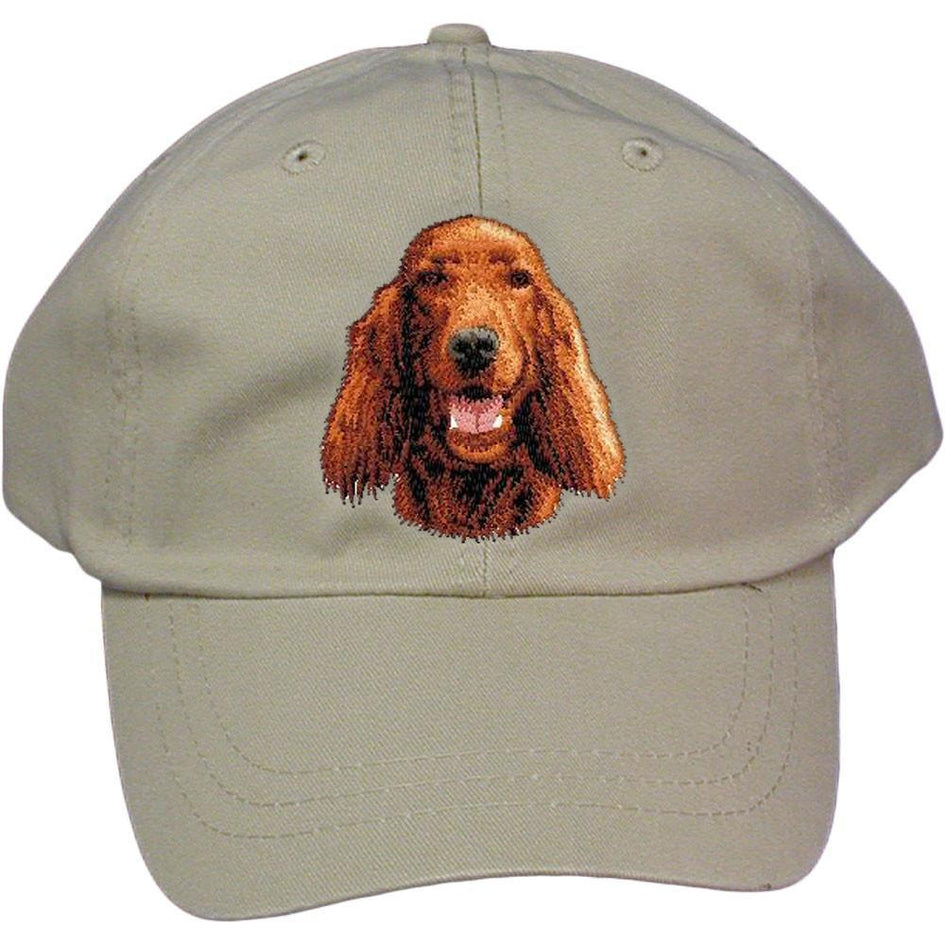 Embroidered Baseball Caps Grey  Irish Setter D23