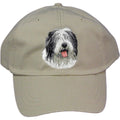 Embroidered Baseball Caps Grey  Old English Sheepdog D40