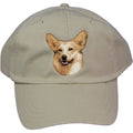 Embroidered Baseball Caps Grey  Pembroke Welsh Corgi D34