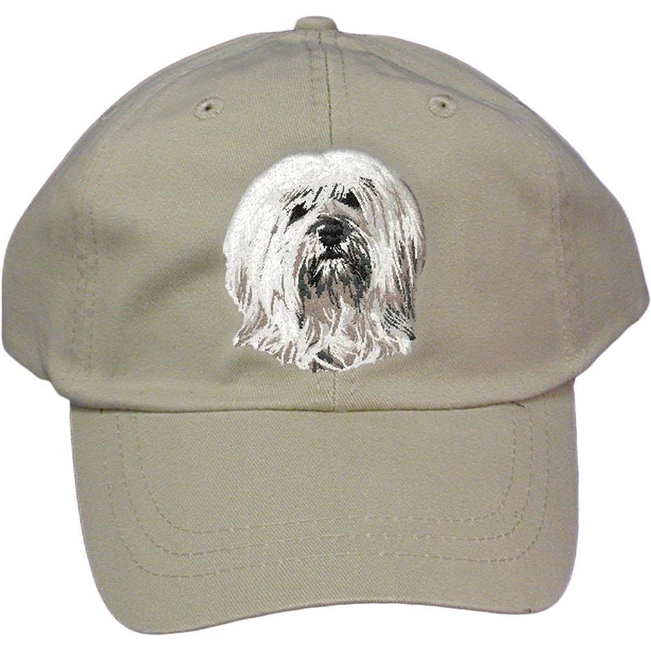 Embroidered Baseball Caps Grey  Tibetan Terrier DN391