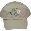 Embroidered Baseball Caps Grey  Weimaraner DM339