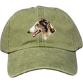 Embroidered Baseball Caps Green  Borzoi D43