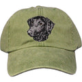 Embroidered Baseball Caps Green  Curly Coated Retriever D137