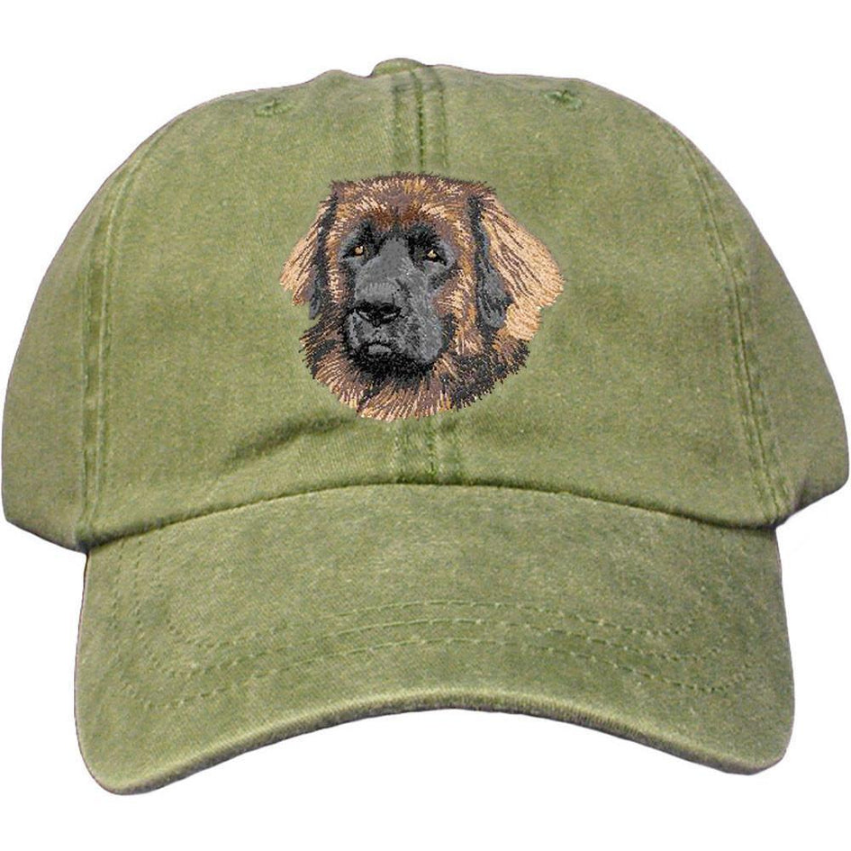 Embroidered Baseball Caps Green  Leonberger DV221