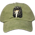 Embroidered Baseball Caps Green  Saluki D76