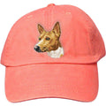 Embroidered Baseball Caps Peach  Basenji DM171