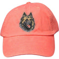 Embroidered Baseball Caps Peach  Belgian Tervuren DV220
