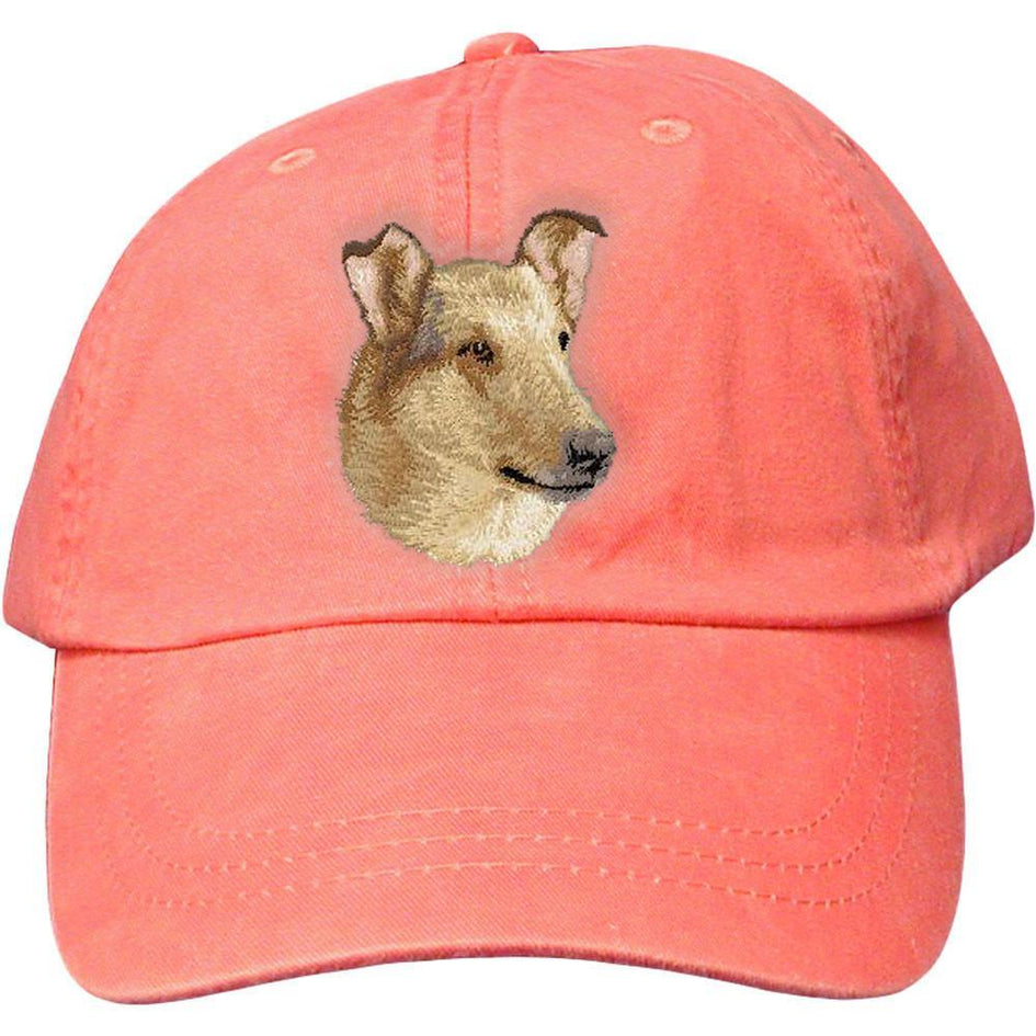 Embroidered Baseball Caps Peach  Collie D150