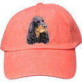 Embroidered Baseball Caps Peach  Gordon Setter D78