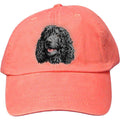 Embroidered Baseball Caps Peach  Irish Water Spaniel D145