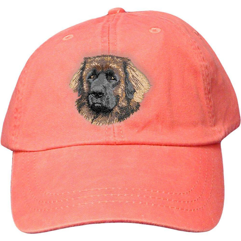 Embroidered Baseball Caps Peach  Leonberger DV221