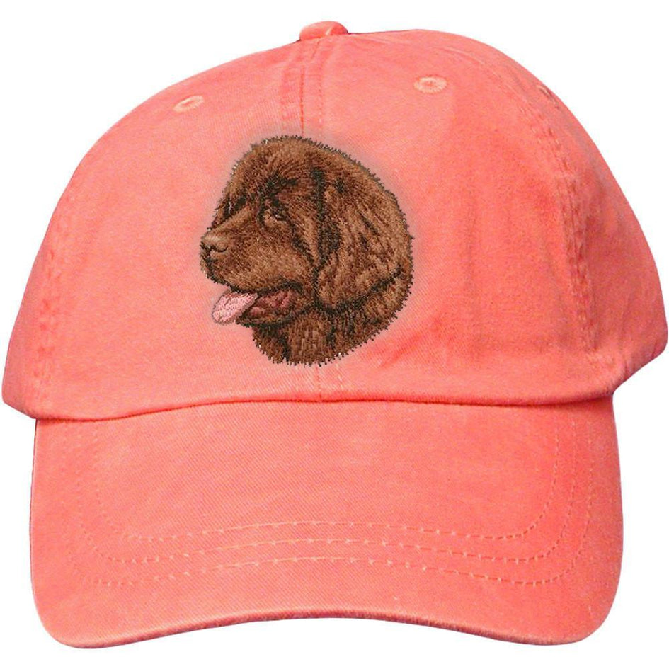 Embroidered Baseball Caps Peach  Newfoundland D36