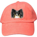 Embroidered Baseball Caps Peach  Papillon D151