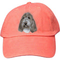 Embroidered Baseball Caps Peach  Petit Basset Griffon Vendeen D104