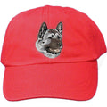 Embroidered Baseball Caps Red  Akita DJ174