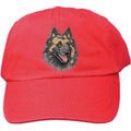 Embroidered Baseball Caps Red  Belgian Tervuren DV220
