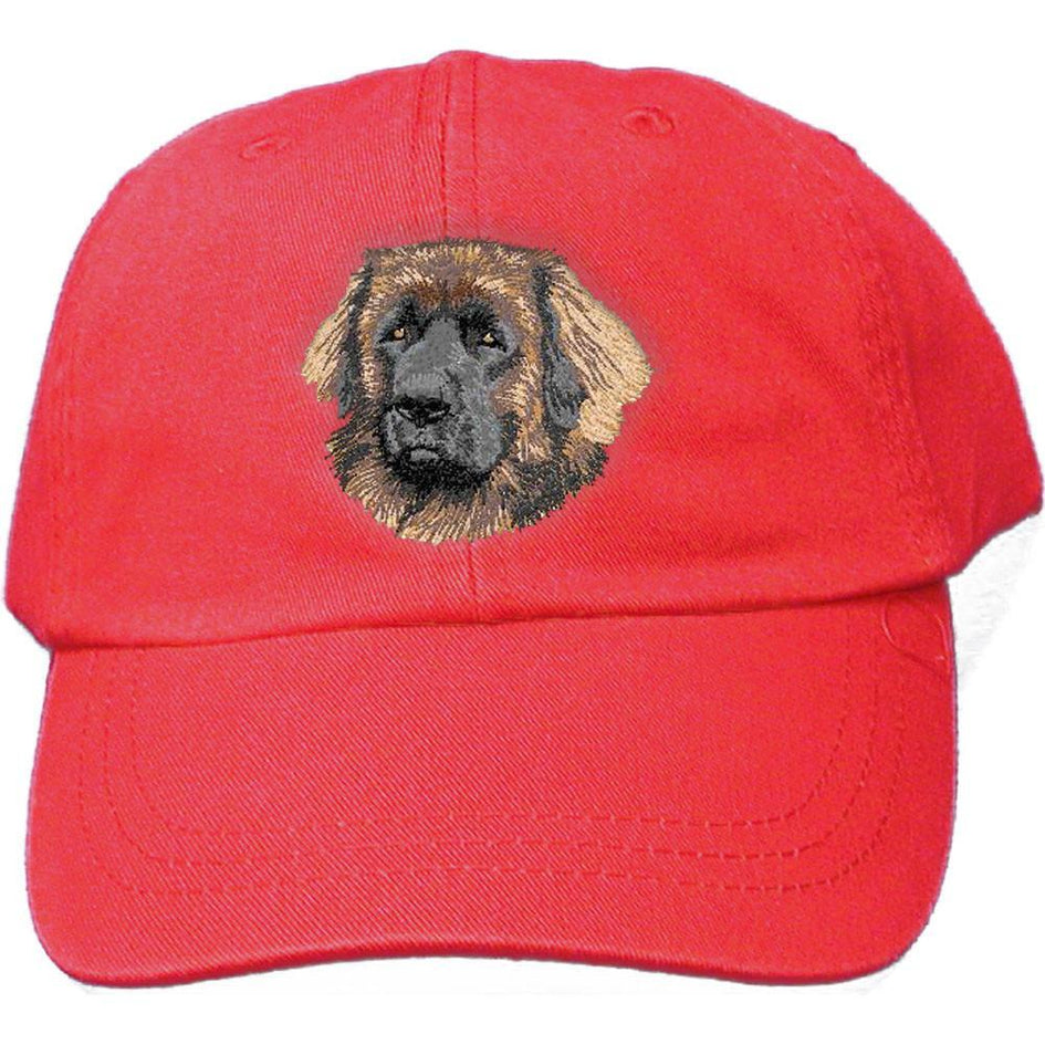 Embroidered Baseball Caps Red  Leonberger DV221