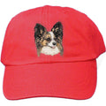 Embroidered Baseball Caps Red  Papillon DV463