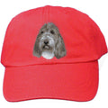Embroidered Baseball Caps Red  Petit Basset Griffon Vendeen D104