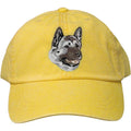 Embroidered Baseball Caps Yellow  Akita DJ174