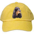 Embroidered Baseball Caps Yellow  Gordon Setter D78