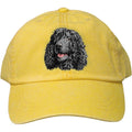 Embroidered Baseball Caps Yellow  Irish Water Spaniel D145